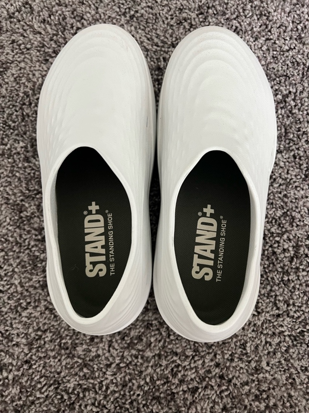 Women’s White Slip-On Athletic Shoes
